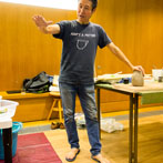 Shozo Michilawa demonstrating at the Ashmolian 2016